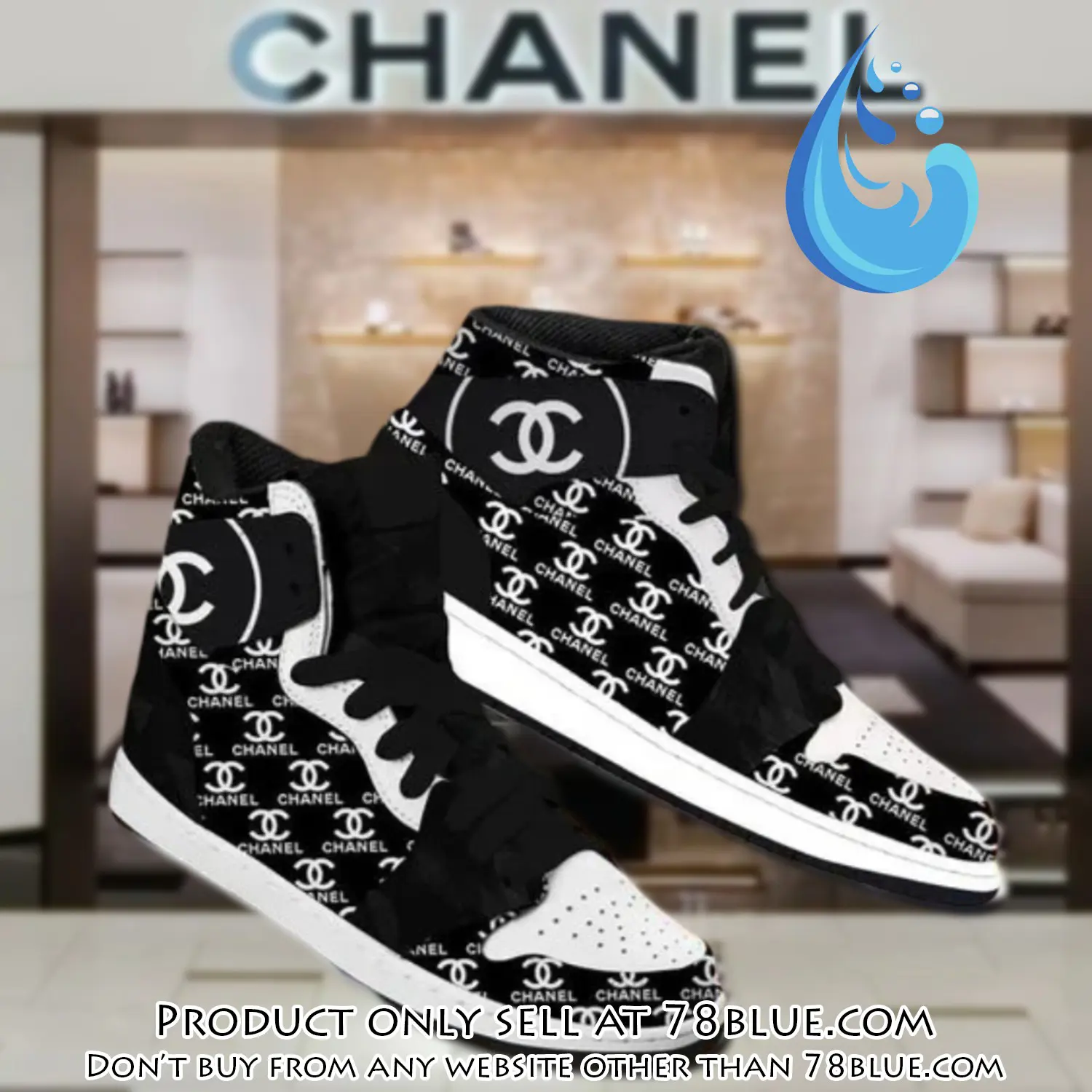 Chanel luxury brand high air jordan sneaker shoes 78b5119944